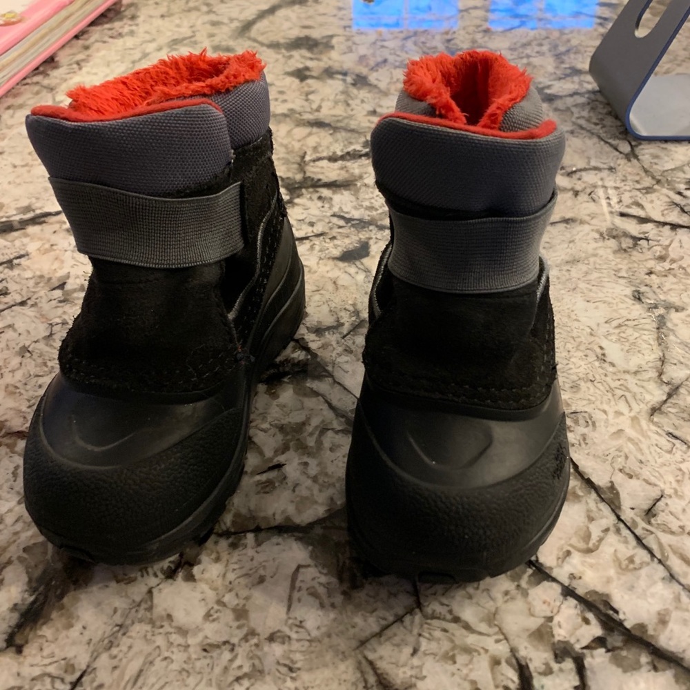North Face little boy boots.